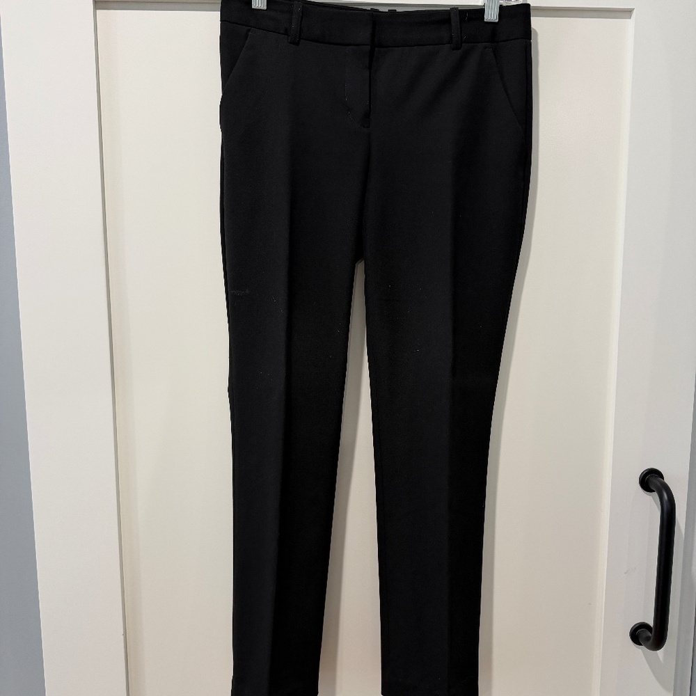 Express Black Straight Leg Pants/Trousers, Sz 0